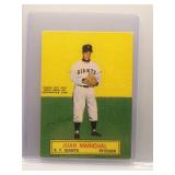 Juan Marichal promo reprint 1964 Topps Stand-Up