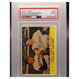 Willie Mays and Duke Snider 1958 Topps PSA 2