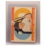 Mickey Mantle 1960 Topps All-Star *paper loss