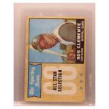 Roberto Clemente 1968 Topps All-Star *crease