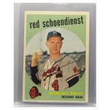 Red Schoendienst 1959 Topps