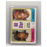 Rod Carew and Joe Morgan 1974 Topps All-Stars