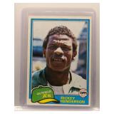 Rickey Henderson 1981 Topps