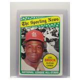 Lou Brock 1969 Topps All-Star