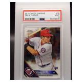Trea Turner 2016 Topps Chrome Rookie PSA 9