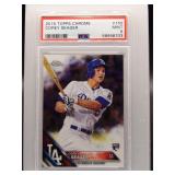 Corey Seager 2016 Topps Chrome Rookie PSA 9