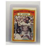 Roberto Clemente 1972 Topps In Action