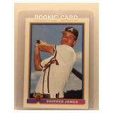 Chipper Jones 1991 Bowman Rookie