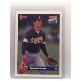 Chipper Jones 1994 Donruss Rated Rookie