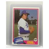 Fernando Valenzuela 1981 Topps Traded Rookie