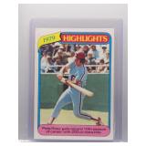 Pete Rose 1980 Topps Highlights