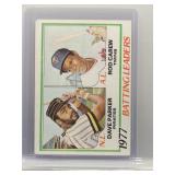 Dave Parker and Rod Carew 1978 Topps Leaders