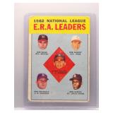 Sandy Koufax, Drysdale, Gibson 1963 Topps ERA...