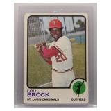Lou Brock 1973 Topps