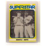 Mickey Mantle and Willie Mays 1980 TCMA Superstars