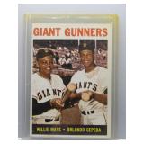 Willie Mays and Orlando Cepeda 1964 Topps