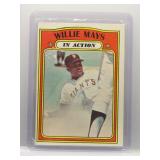 Willie Mays 1972 Topps In Action