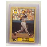 Barry Bonds 1987 Topps Rookie