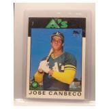 Jose Canseco 1986 Topps Traded Rookie