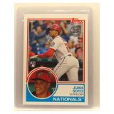 Juan Soto 2018 Topps Rookie 1983 style