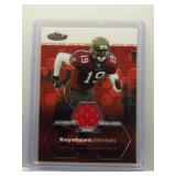 2003 Finest Game Worn Jersey Keyshawn Johnson