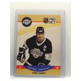Wayne Gretzky 1990 Pro Set Point Leader