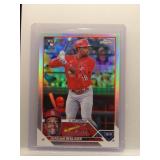 Jordan Walker 2023 Topps Chrome rookie ref.