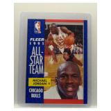 Michael Jordan 1991 Fleer All-Star Team
