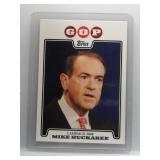 Mike Huckabee 2008 Topps Campaign