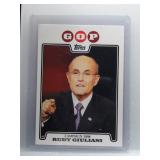Rudy Giuliani 2008 Topps Campaign