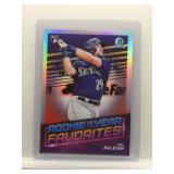 Cal Raleigh 2022 Bowman Chrome ROTY Favorites