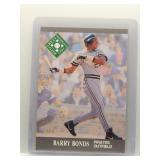 Barry Bonds 1991 Fleer Great Preformers