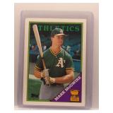Mark McGwire 1988 Topps all-star rookie