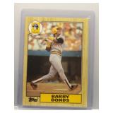 Barry Bonds 1987 Topps Rookie