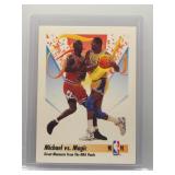 Michael Jordan 1991 Skybox Michael vs Magic