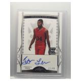 Justin Lewis 2023 Leaf Trinity rookie auto /49