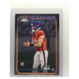 Bo Nix 2024 Topps Chrome rookie