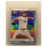 2019 Topps Chrome Refractor Kershaw