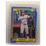 Francisco Lindor 2025 Topps '90 Chrome mojo ref.