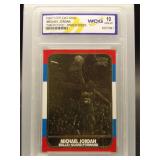 Michael Jordan 1998 Fleer 23kt Gold WCG 10