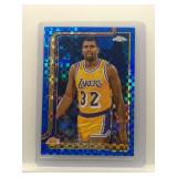 Magic Johnson 2025 Topps Chrome blue x-fractor...