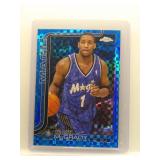 Tracy McGrady 2025 Topps Chrome blue x-fractor...