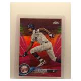 2018 Topps Chrome Pink Refractor Buxton