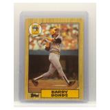 Barry Bonds 1987 Topps