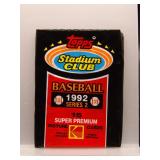 1992 Stadium Club Series 2 Baseball Sealed Pack
