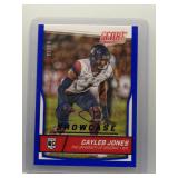 Cayleb Jones 2016 Score Showcase rookie auto...