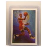 Michael Jordan 1990 Hoops illustration