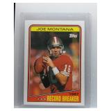 Joe Montana 1988 Topps Record Breaker