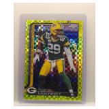 Xavier Worthy 2025 Topps Chrome yellow...