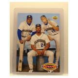 Mitchell, Griffey Jr. & Buhner 1993 Upper Deck...